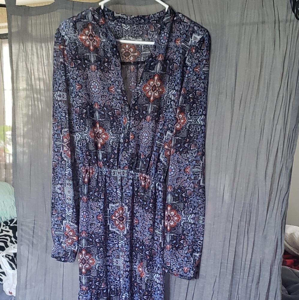 Sheer maxi dress